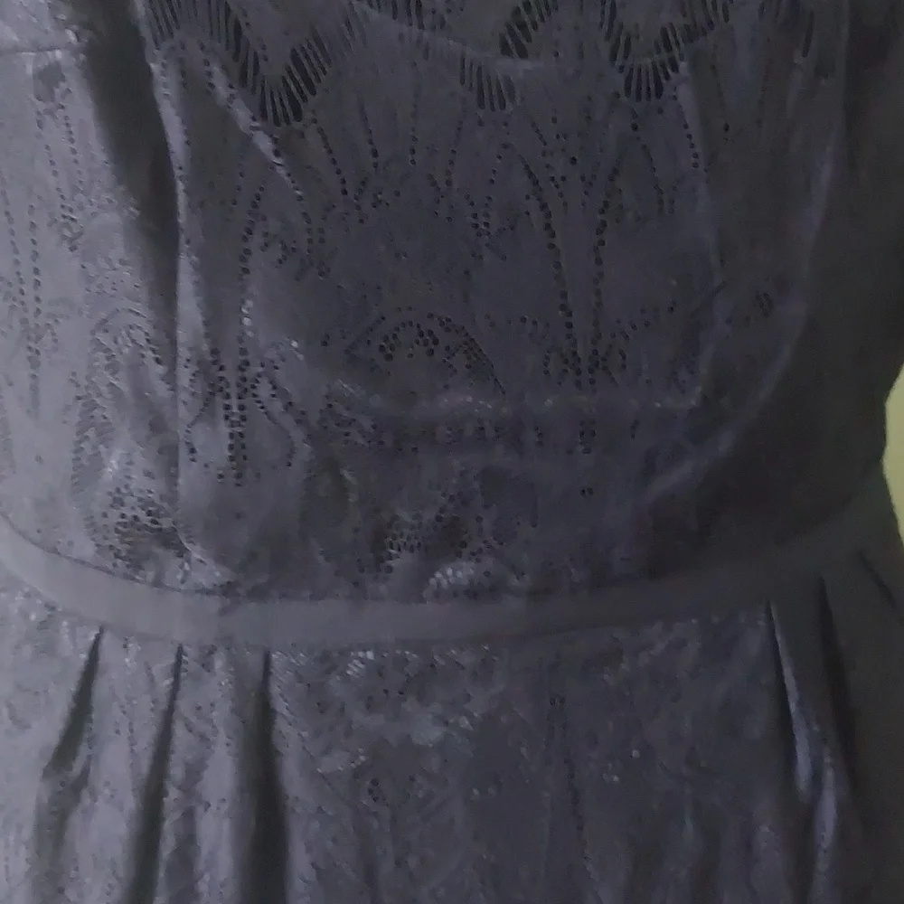 🌟HOST PICK🌟 NINE WEST" size 14, dress, black lace - Picture 2 of 10
